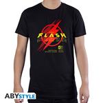 Dc Comics: The Flash (Black) (T-Shirt Unisex Tg. XS)