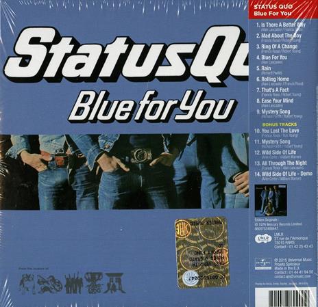 Blue for You -Coll. ed - CD Audio di Status Quo - 2