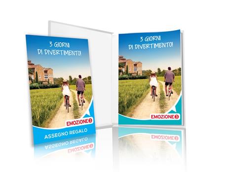 EMOZIONE3 - 3 giorni di divertimento - Cofanetto regalo - 2 notti con 2 colazioni e attività di svago per 2 persone - 3