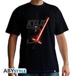 Star Wars. T-shirt Kylo Ren Man Ss Black. Basic Medium
