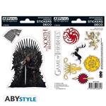 Game Of Thrones. Stickers. 16X11Cm/ 2 Planches. Stark/ Sigils