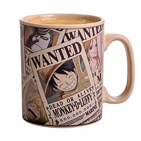 Tazza Cambia Colore One Piece Wanted  Acquista Tazza Cambia Colore One  Piece Wanted online