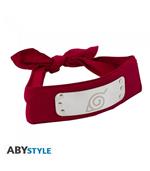 Naruto Shippuden Headband Red Konoha - Fascia Cosplay Villaggio Della Foglia Rossa - Leaf Village - Abystyle