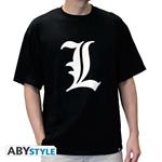 T-Shirt Basic Death Note. L Tribute