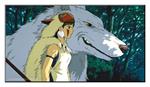 STUDIO GHIBLI PRINCESS MONONOKE WOOD PANEL POSTER