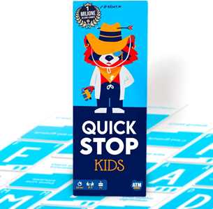 Giocattolo ATM Gaming QUICKSTOP Kids - Gioco di Carte - Età 7+ - Da 2 a 7 Giocatori Gioco da Tavolo - Italiano Asmodee