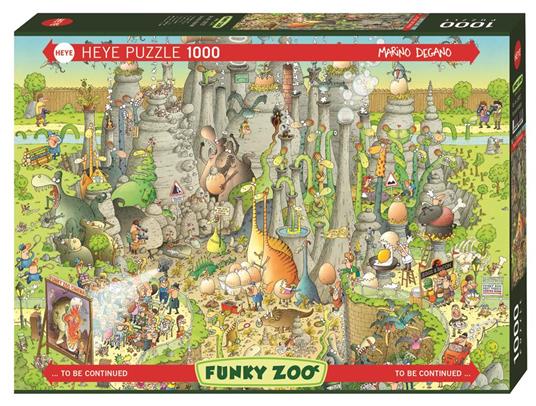 Puzzle 1000 pz - Jurassic Habitat, Funky Zoo - 2