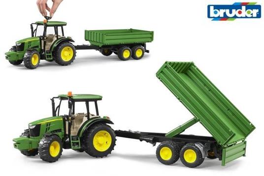 Trattore John Deere 5115M con Rimorchio Bruder (02108) - 2