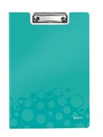 Leitz WOW Clipfolder with cover portablocco A4 Metallo, Polyfoam Blu