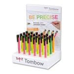 Espositore portagomma Tombow Mono Zero – 24 pezzi – colori assortiti fluo – PEH-KU-24P-2A