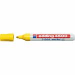 Marcatore per tessuti Edding 4500 giallo punta tonda 2-3 mm