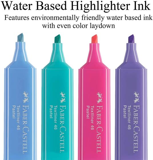 Bustina in plastica con 8 evidenziatori Textliner 46 Superflourescent + Pastel - 3