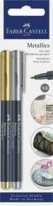 Cartoleria Blister con 2 Marker Metallics heart of gold e nothing else metals Faber-Castell