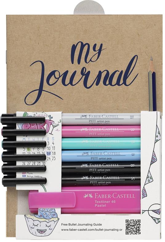 Pitt Artist Pen Bullet Journaling Faber-Castell. Bustina 6 pezzi con accessori - 2