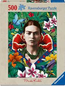 Giocattolo Puzzle Ravensburger Frida Kahlo: Blooming Fantasy 500 pezzi Ravensburger