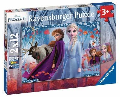 Ravensburger - Puzzle Frozen 2, Collezione 2x12, 2 Puzzle da 12 Pezzi, Età Raccomandata 3+ Anni - 7