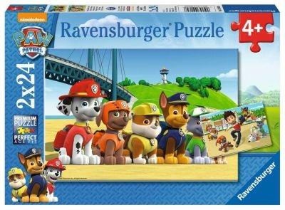 Ravensburger - Puzzle Paw Patrol A, Collezione 2x24, 2 Puzzle da 24 Pezzi, Età Raccomandata 4+ Anni - 3