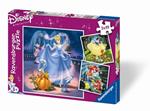 Ravensburger - Puzzle Principesse Disney A, Collezione 3x49, 3 Puzzle da 49 Pezzi, Età Raccomandata 5+ Anni