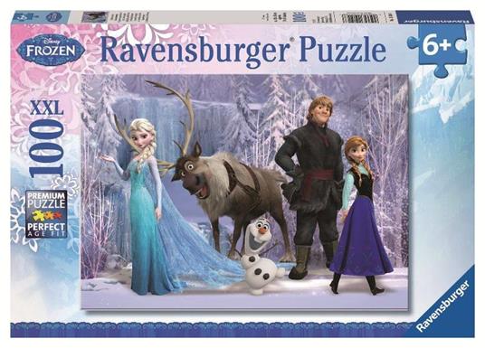 Ravensburger - Puzzle Frozen A, 100 Pezzi XXL, Età Raccomandata 6+ Anni - 2