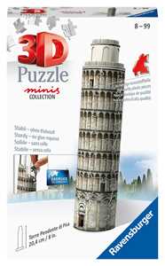 Giocattolo Ravensburger - 3D Puzzle Mini Torre di Pisa, 54 Pezzi, 8 Anni Ravensburger