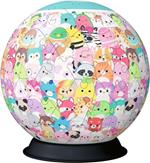 Ravensburger - 3D Puzzle Puzzle Ball Squishmallows, 72 pezzi, 6+ anni