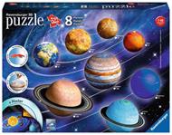 Ravensburger - 3D Puzzle Il Sistema Planetario, 540 Pezzi, 6+ Anni