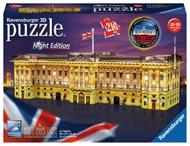 Ravensburger - 3D Puzzle Buckingham Palace Night Edition con Luce, Londra, 216 Pezzi, 8+ Anni