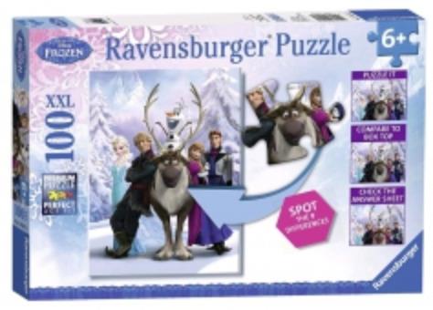 Ravensburger - Puzzle Frozen 2, 100 Pezzi XXL, Età Raccomandata 6+ Anni