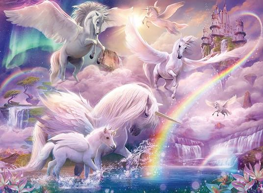 Ravensburger - Puzzle Unicorno pegaso, 100 Pezzi XXL, Età Raccomandata 6+ Anni - 2