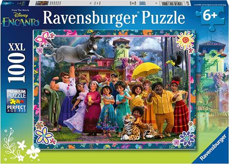 Ravensburger - Puzzle Encanto, 100 Pezzi XXL, Età Raccomandata 6+ Anni