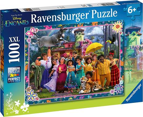 Ravensburger - Puzzle Encanto, 100 Pezzi XXL, Età Raccomandata 6+ Anni - 2