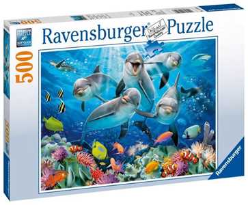 Giocattolo Ravensburger - Puzzle Delfini, 500 Pezzi, Puzzle Adulti Ravensburger