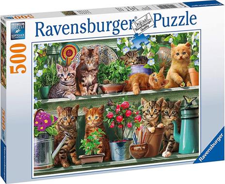 Ravensburger - Puzzle Gatto sullo Scaffale, 500 Pezzi, Puzzle Adulti -  Ravensburger - Puzzle 500 pz - Puzzle da 300 a 1000 pezzi - Giocattoli |  Feltrinelli