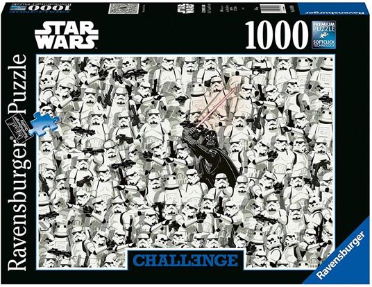 Ravensburger - Puzzle Star Wars, Collezione Challenge, 1000 Pezzi, Puzzle Adulti - 3