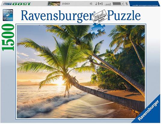 Ravensburger - Puzzle Spiaggia segreta, 1500 Pezzi, Puzzle Adulti - 9