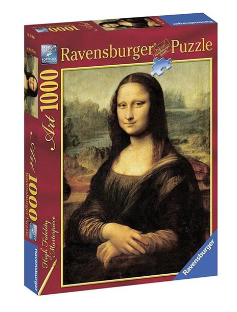 Ravensburger - Puzzle Leonardo: la Gioconda, Art Collection, 1000 Pezzi, Puzzle Adulti - 4