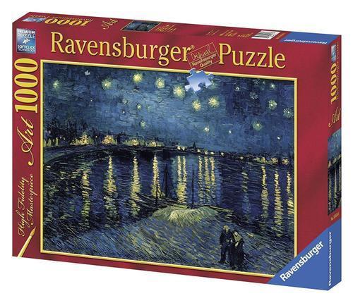 Ravensburger - Puzzle Van Gogh: Notte Stellata, Art Collection, 1000 Pezzi, Puzzle Adulti - 8