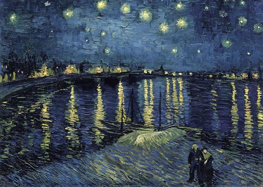 Ravensburger - Puzzle Van Gogh: Notte Stellata, Art Collection, 1000 Pezzi, Puzzle Adulti - 10
