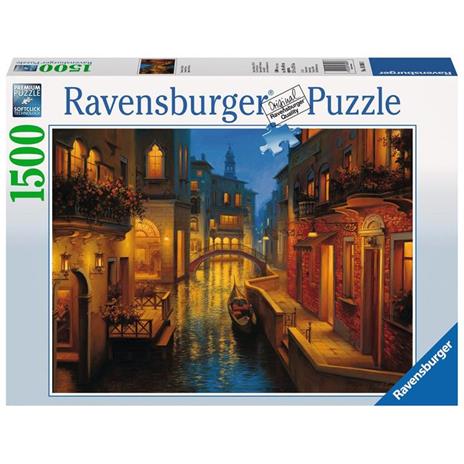 Ravensburger - Puzzle Canale Veneziano, 1500 Pezzi, Puzzle Adulti - 3