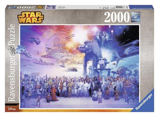 Ravensburger - Puzzle Star Wars, 2000 Pezzi, Puzzle Adulti