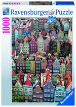 Ravensburger - Puzzle Danzica, Pologne, 1000 Pezzi, Puzzle Adulti