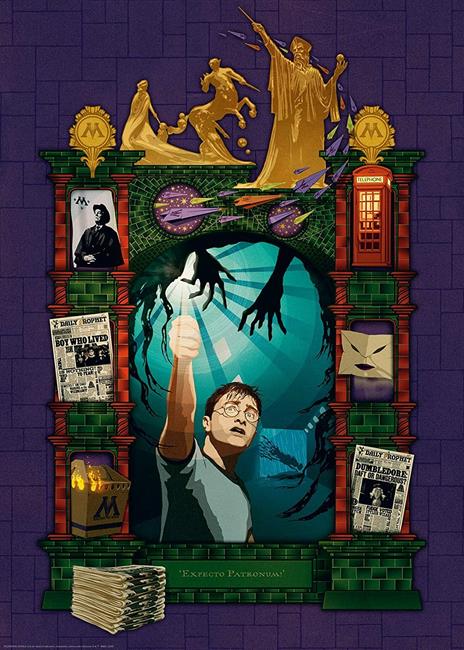 Ravensburger - Puzzle Harry Potter E, Collezione Book Edition, 1000 Pezzi, Puzzle Adulti - 3