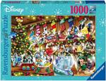 Ravensburger - Puzzle Disney Christmas, 1000 Pezzi, Puzzle Adulti