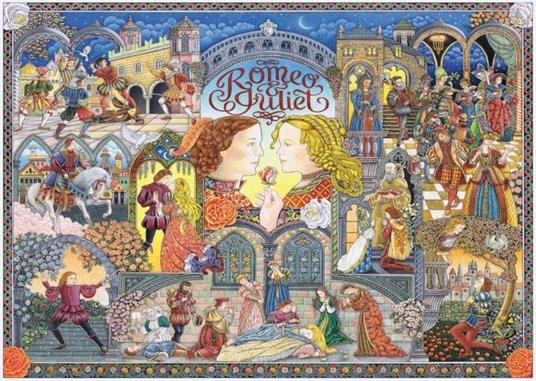 Puzzle Ravensburger Romeo & Giulietta 1000 pezzi - 2