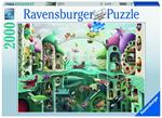 Ravensburger - Puzzle Se i pesci potessero camminare, 2000 Pezzi, Puzzle Adulti