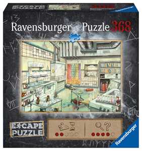 Giocattolo Ravensburger Puzzle Il laboratorio dell'alchimista, Escape Kids, 368 pezzi, Puzzle Bambini, età raccomandata 9+ Ravensburger