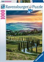 Ravensburger - Puzzle Val d'Orcia, Toscana, 1000 Pezzi, Puzzle Adulti