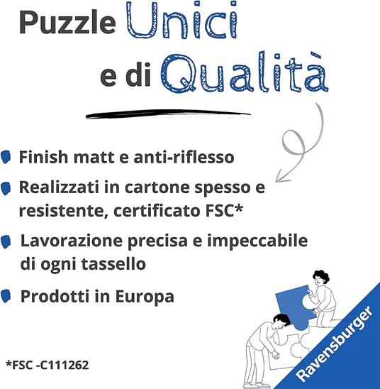 Ravensburger - Puzzle Cartolina dalla Liguria, 1000 Pezzi, Idea regalo, per Lei o Lui, Puzzle Adulti - 3