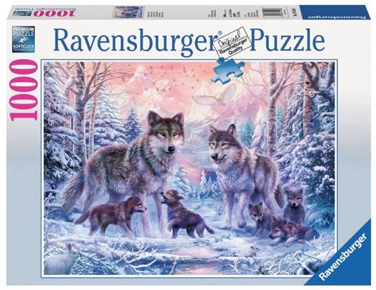 Lupi artici Puzzle 1000 pezzi Ravensburger (19146) - Ravensburger - 1000  pezzi Animali - Puzzle da 1000 a 3000 pezzi - Giocattoli | laFeltrinelli