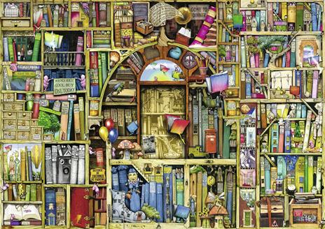 Ravensburger - Puzzle La Biblioteca Bizzarra 2, Collezione Colin Thompson, 1000 Pezzi, Puzzle Adulti - 3